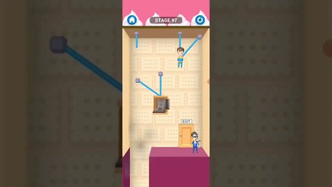 rescue cut rope puzzle 😎 #shorts
