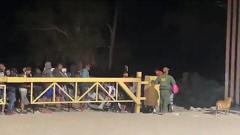 A group of about 100 migrants from several different countries including China crossed into Yuma...