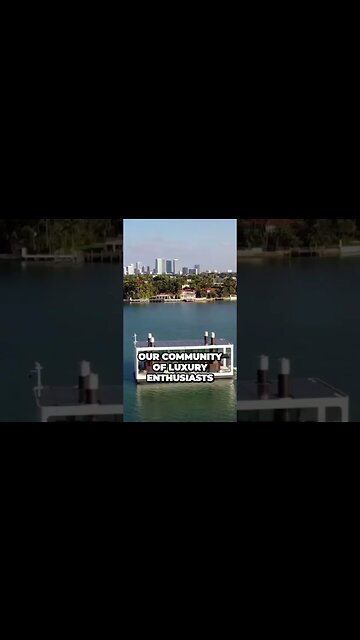 Uncovering the Extravagant World of Floating Homes. #shorts