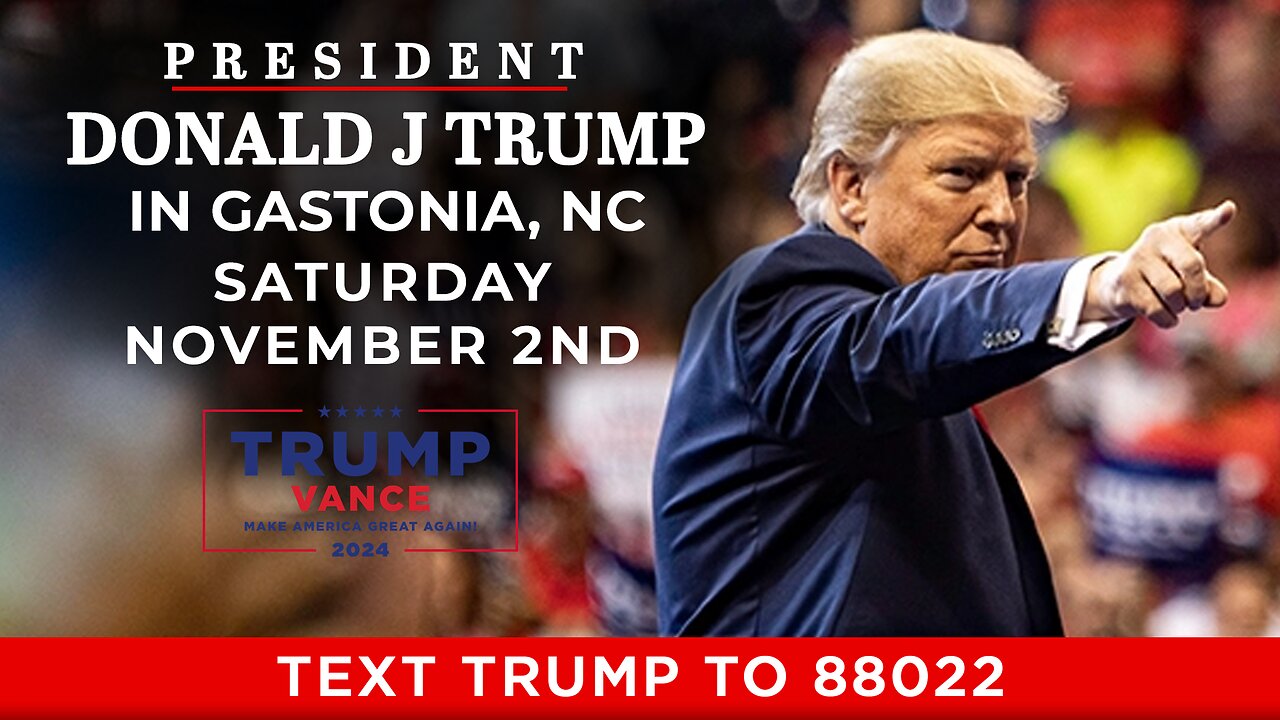 LIVE: President Trump in Gastonia, NC