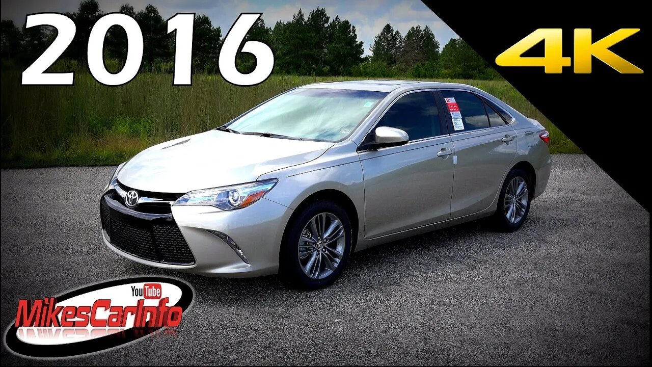 2016 Toyota Camry SE - Ultimate In-Depth Look in 4K