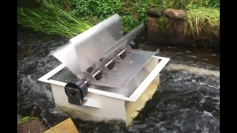 Homemade Water Wheel Micro Hydro