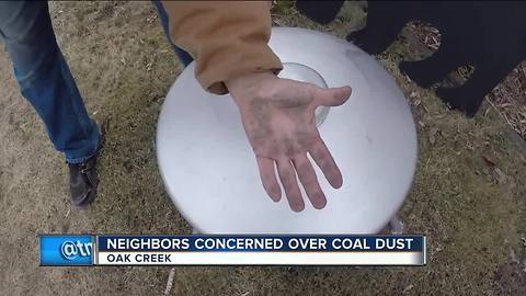 Oak Creek neighborhoods concerned about coal dust