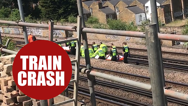 Three struck by train in south London