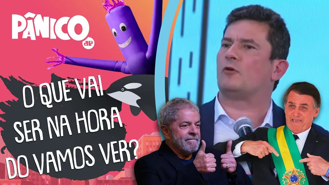 Sérgio Moro: 'BRASIL NÃO TEM VOCAÇÃO SUICIDA PARA 2º TURNO ENTRE LULA E BOLSONARO'