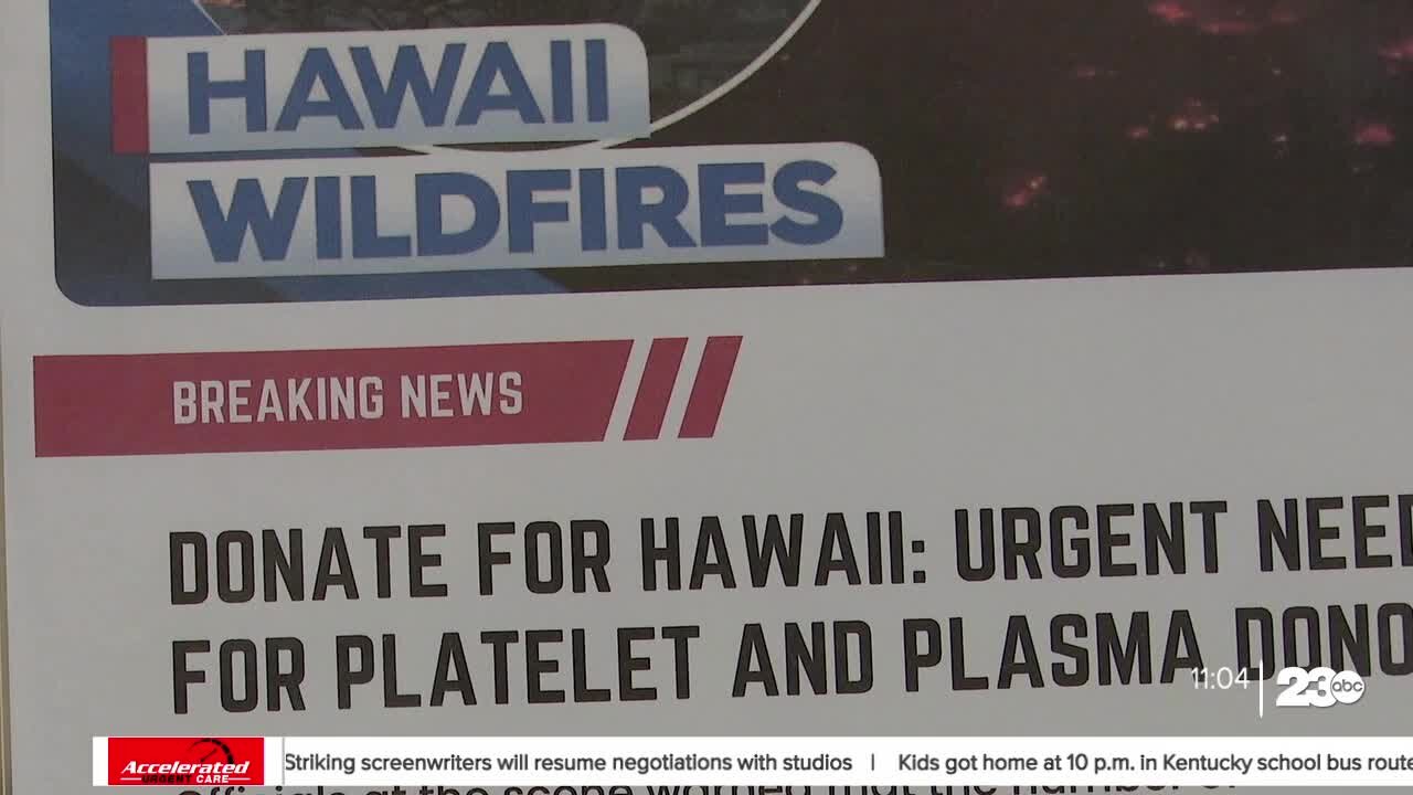 Local efforts to support victims of Maui fires