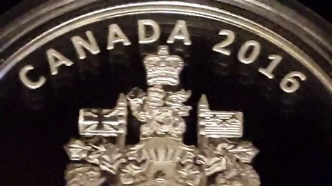 2016 Canada Coat Of Arms Silver Piedfort Unboxing in 4K