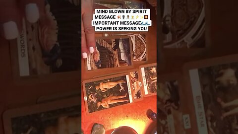 #dailytarotreading #tarotshort #spiritualawakening 🧖🏿‍♂️🧖‍♀️🧖🏾🎇💥MIND BLOWN BY SPIRIT MESSAGE