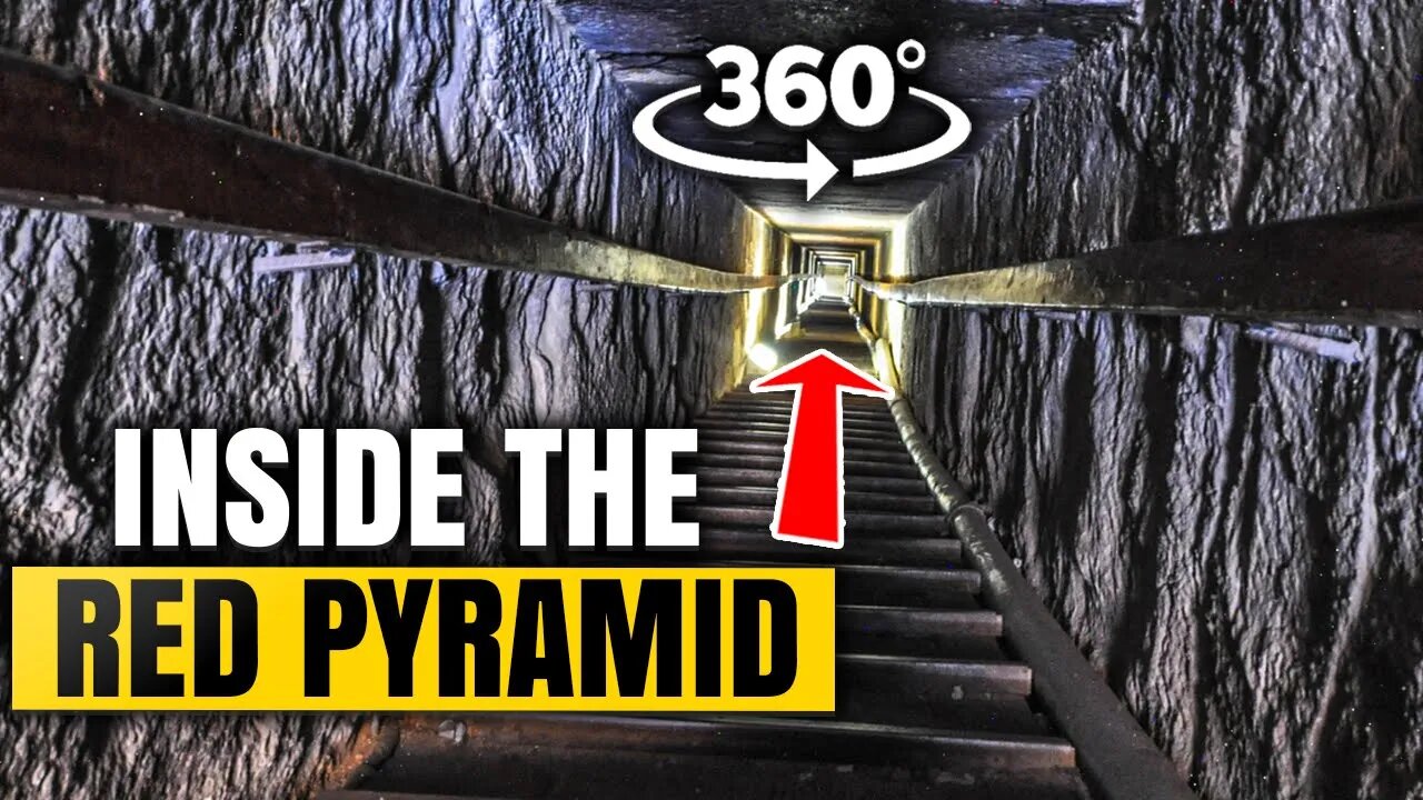 Virtual Guide to The Red Pyramid 4K 360° VR, Go Inside Immersive Virtual Reality Experience