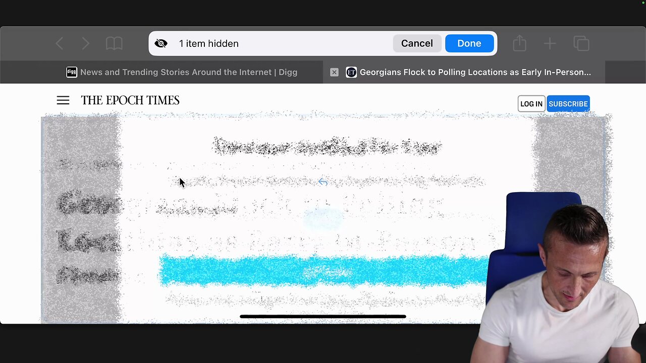 Hide Distracting Items in Safari
