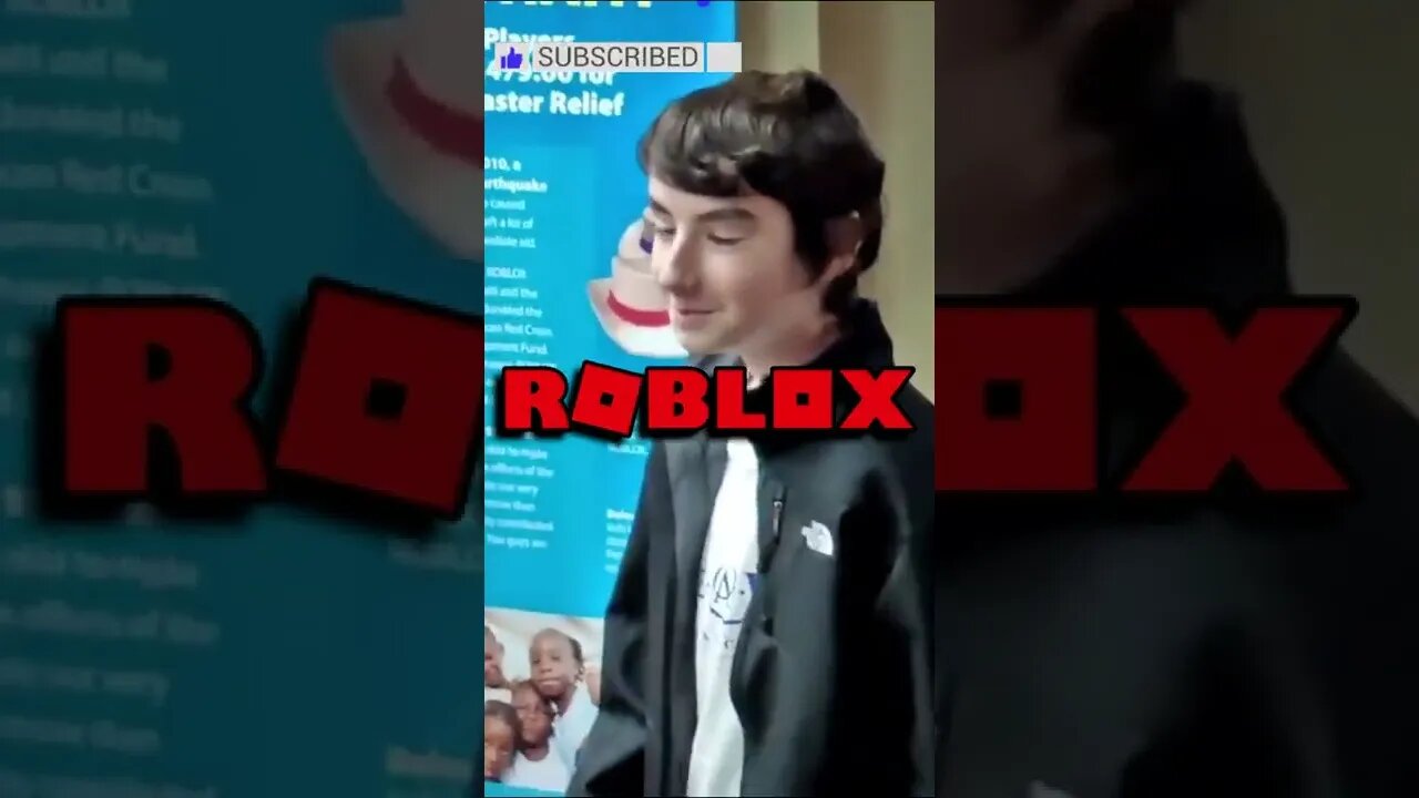 🤯 Roblox Gave This Kid A FREE DOMINO CROWN + 1 MIL ROBUX!? #roblox #shorts