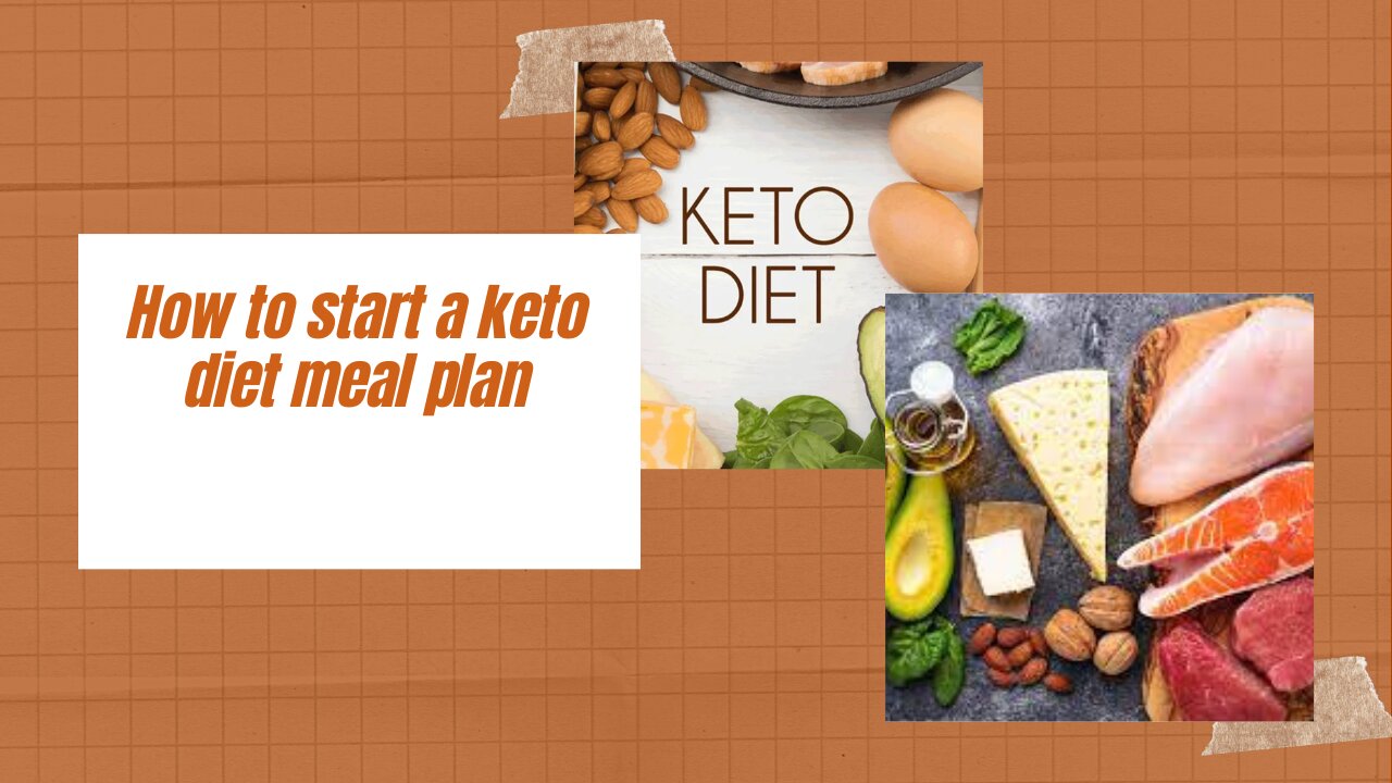 How to start a keto diet meal plan