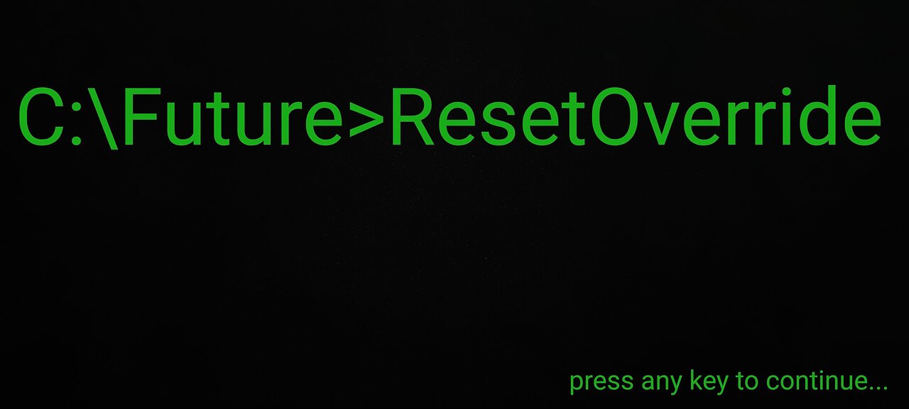 Reset Override