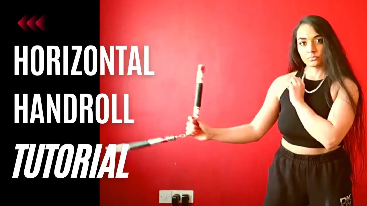 HOW TO DO A NUNCHAKU HORIZONTAL HAND ROLL TUTORIAL