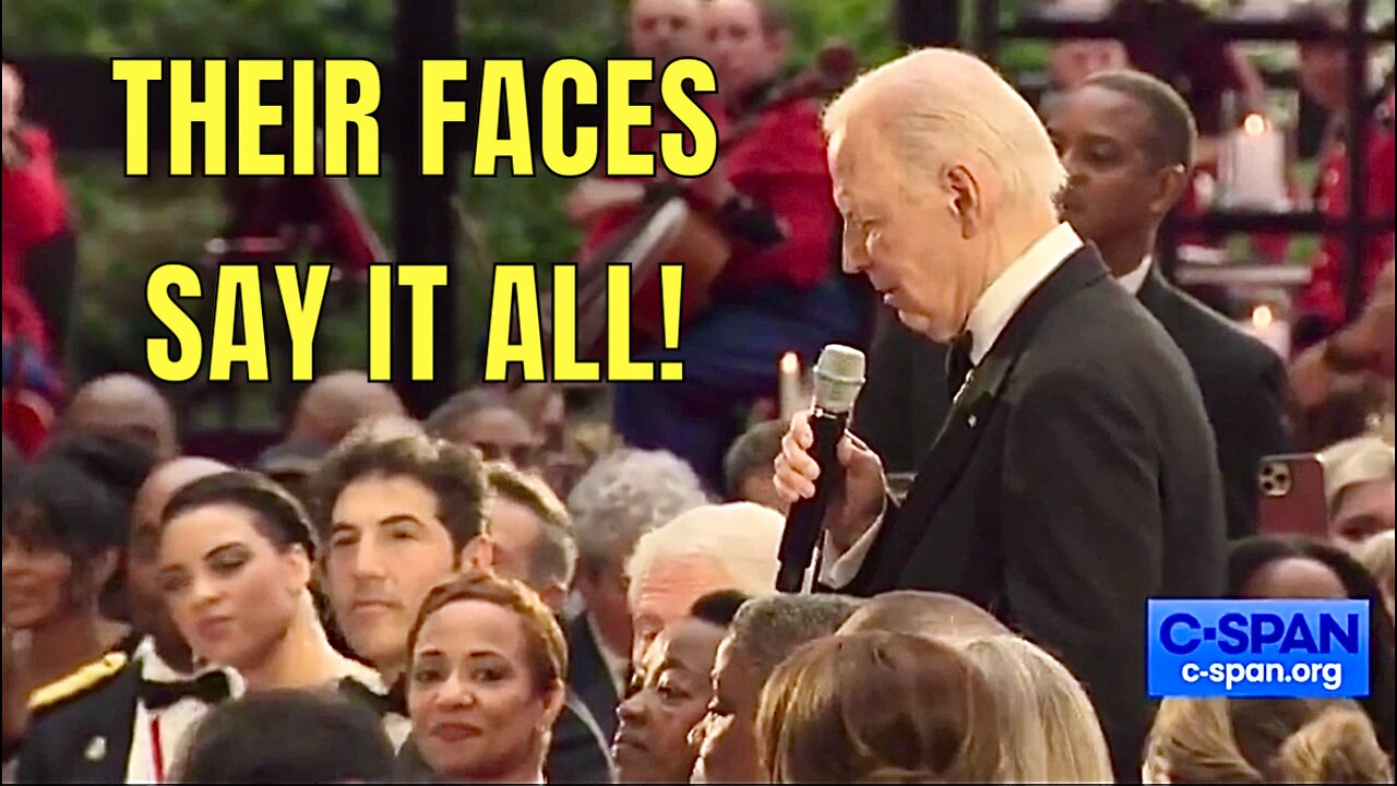 A SLURRING Joe Biden tries to tell a JOKE, and it BOMBS! 😬😬😬
