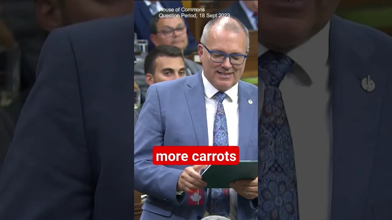 I encourage the Bloc leader to eat more carrots