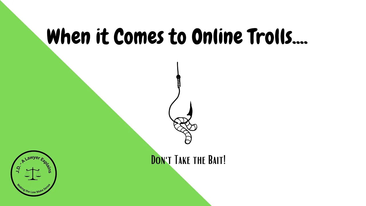 STOP! Don't Take the Bait (Trolls are Everywhere!)