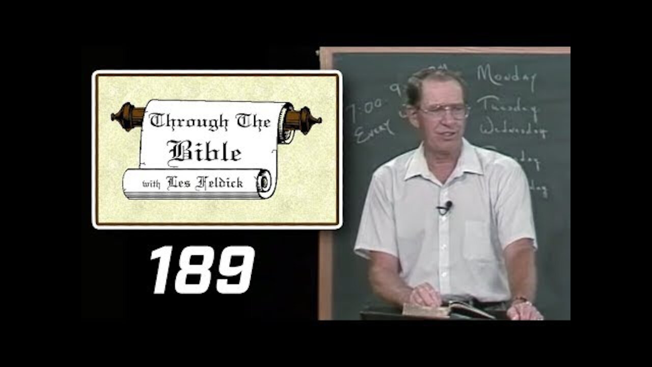 189 - Les Feldick [ 16-3-1 ] Closing of John's Gospel