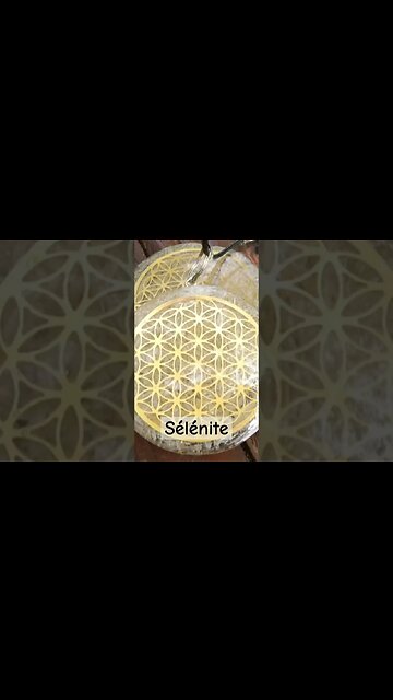 Orgonite Sélénite Fleur de Vie | Énergie Scalaire