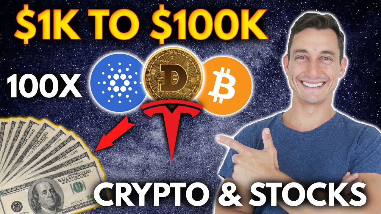 TURN $1000 INTO $100,000 WITH CRYPTO! 100X STRATEGY | Get Rich with Cryptocurrency!