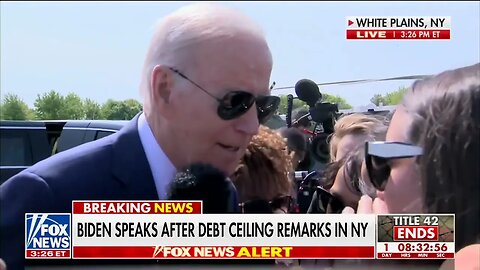 Biden Says Friday's Debt Limit Negotiations Are To "Find Out What Our Staffs Agreed Upon"