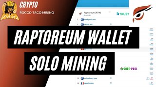 How To Solo Mine with Raptoreum Wallet