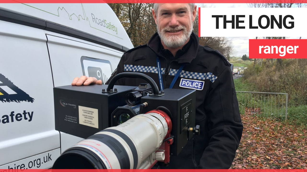 Speed camera that can film a car a thousand meters away