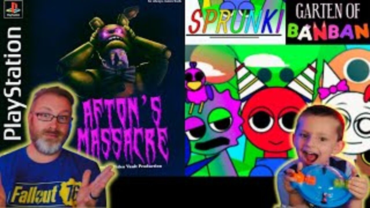 SPRUNKI Garten Of Banban, PSX FNAF, N64 Putt Putt