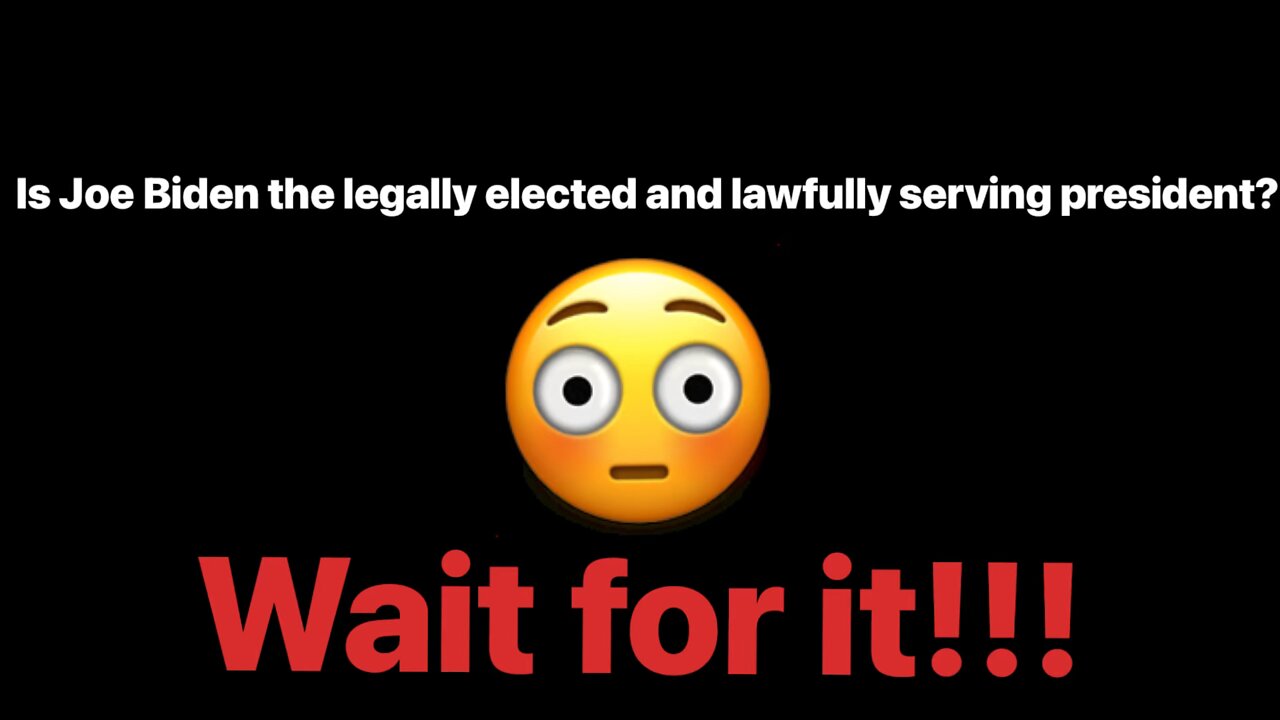 Is Joe Biden the legal and lawful president? #UCNYNEWS