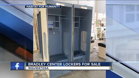 Bradley Center visitor lockers for sale