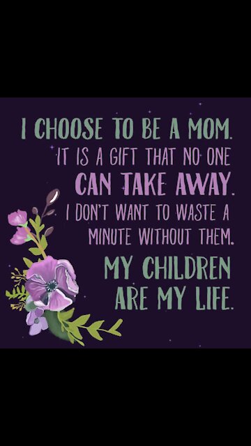 I choose to be a mom [GMG Originals]