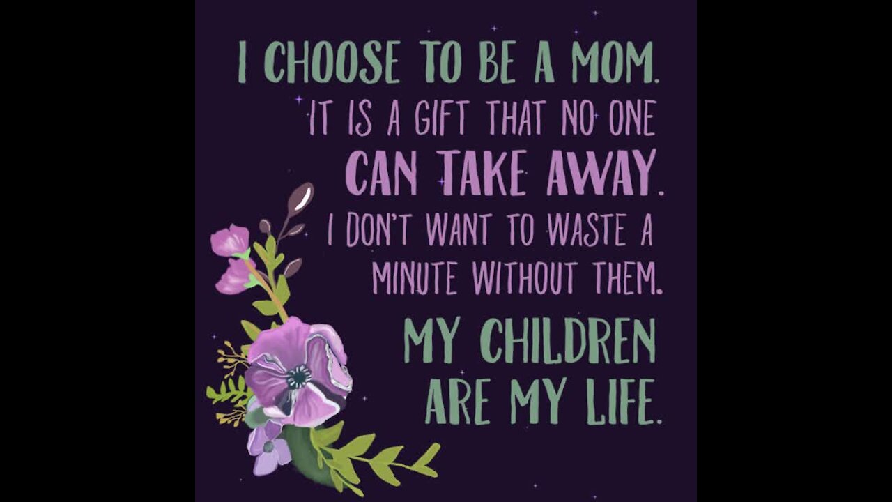 I choose to be a mom [GMG Originals]