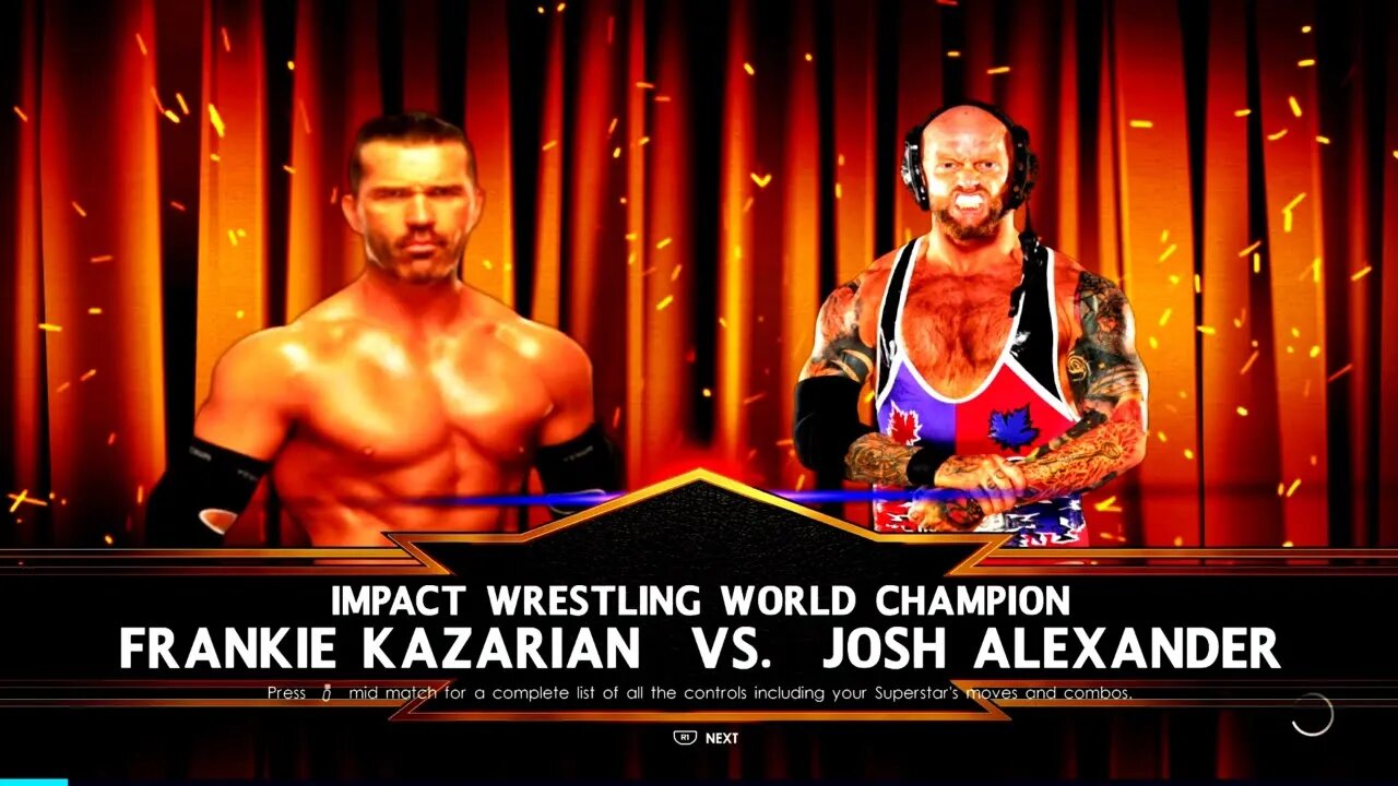 Impact Wrestling Over Drive Josh Alexander vs Frankie Kazarian for the Impact World Championship