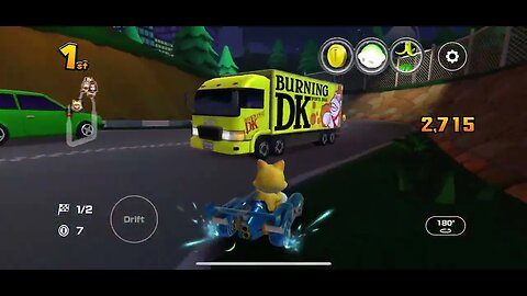 Mario Kart Tour - Wii Moonview Highway R Gameplay