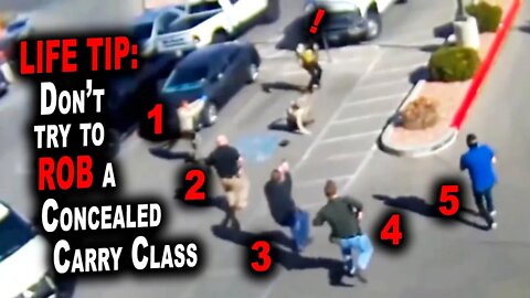 Life Tip: Don't Try To ROB a Concealed Carry Class