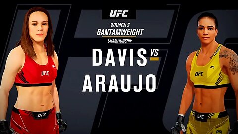 EA Sports UFC 4 Gameplay Viviane Araujo vs Alexis Davis
