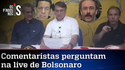 EXCLUSIVO: Entrevista durante a live de Jair Bolsonaro de 08/10/20