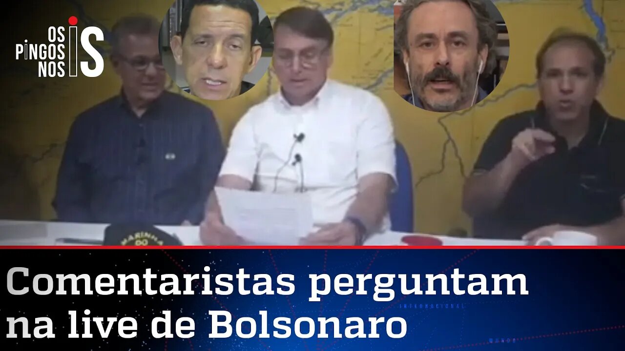 EXCLUSIVO: Entrevista durante a live de Jair Bolsonaro de 08/10/20