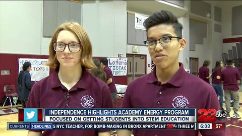 Independence high school highlights academy energy program