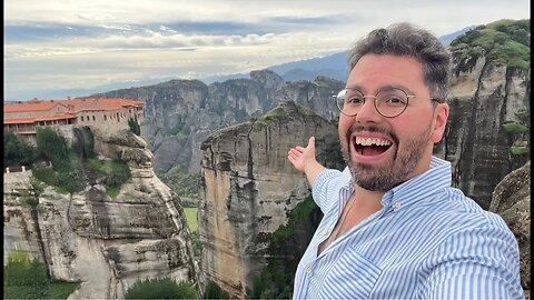 Greece LIVE: Amazing Views of the Monasteries in Meteora