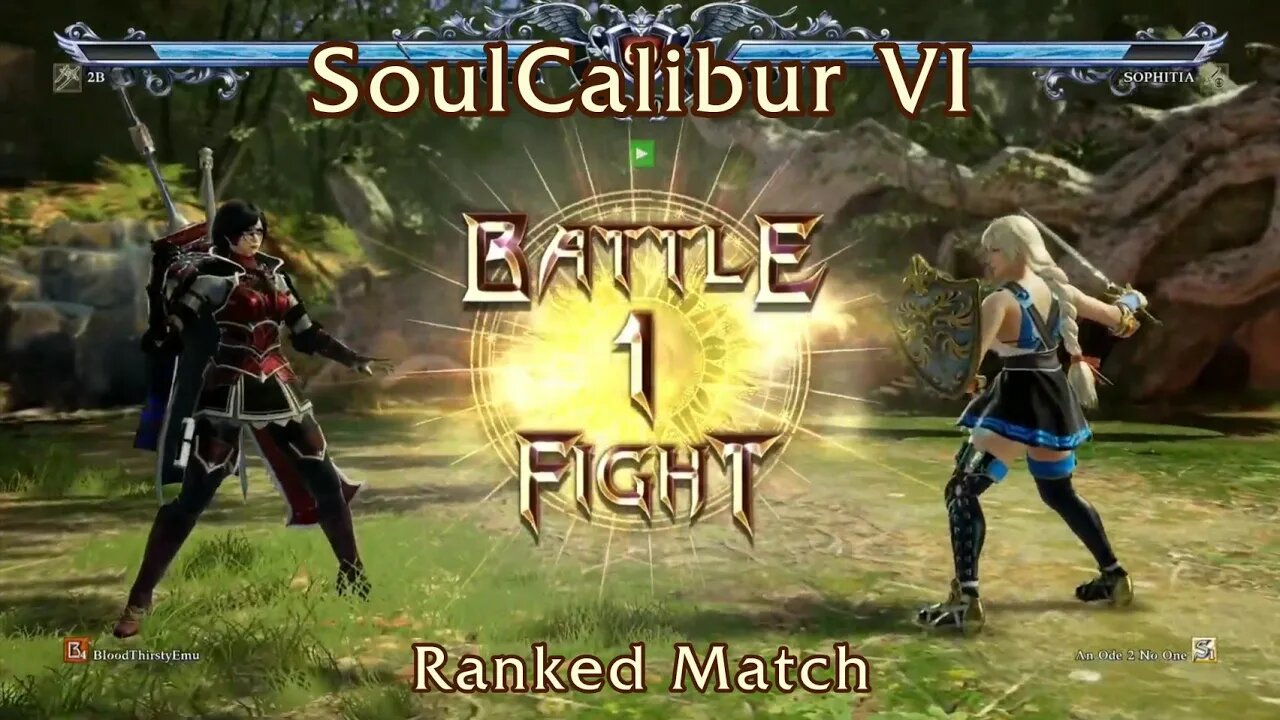 SoulCalibur VI: Sophitia vs. 2B (Ranked Match)