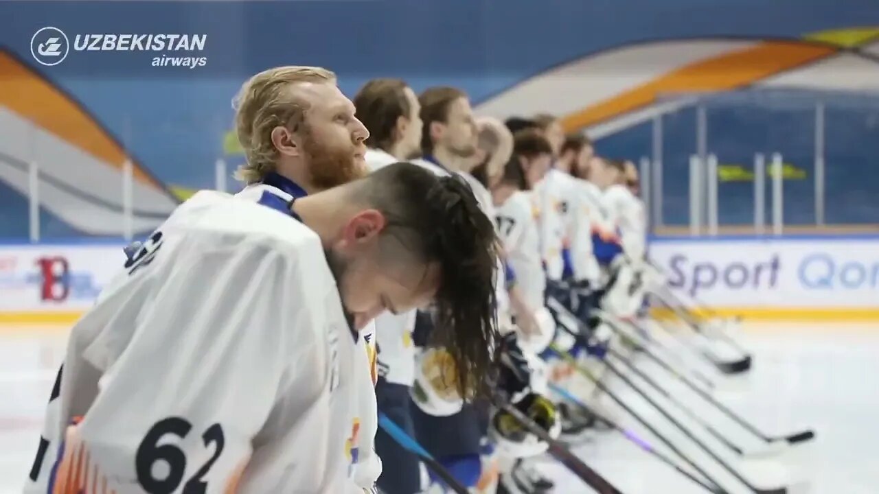 A Uzbekistan Airways apoia o clube de hóquei Humo nos jogos fora de casa da final em Astana