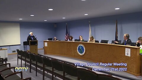 Oxford Village Council Regular Meeting: December, 21st 2022
