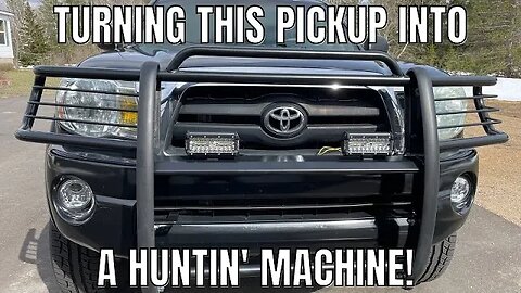 Setting up the Toyota Tacoma truck for hunting