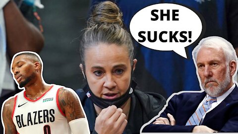 BECKY HAMMON did NOT receive GREAT REVIEWS from SPURS when TRAILBLAZERS reached OUT to them!