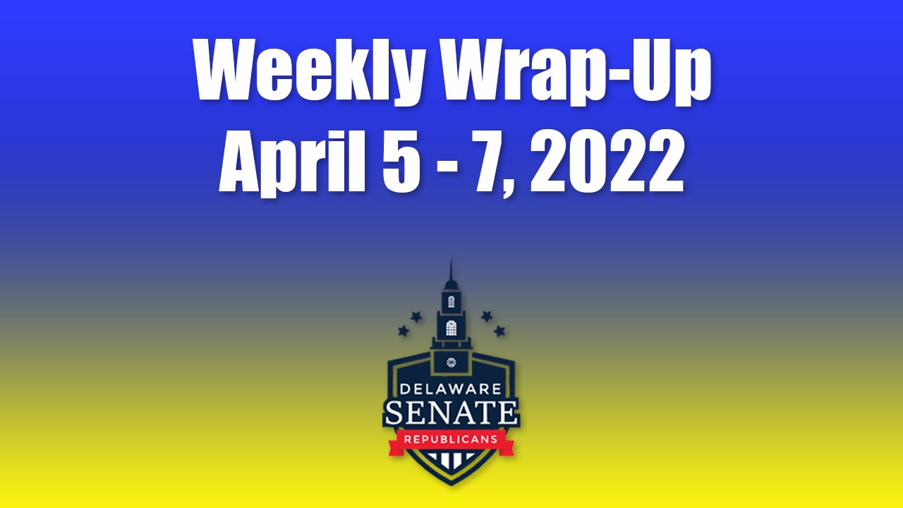 Weekly Wrap-up with Senator Bonini