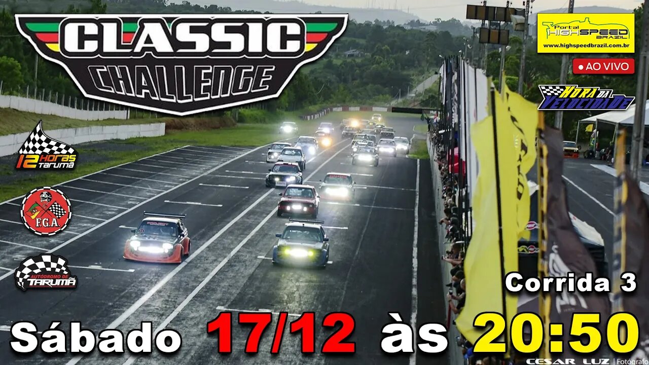 CLASSIC CHALLENGE | Corrida 3 | Preliminar 12H de Tarumã | Tarumã (RS) | Ao Vivo