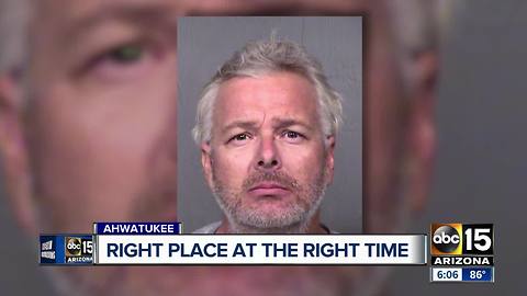 Off-duty MCSO deputy at the right place at the right time
