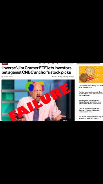 Jim Cramer Giving The WORST MONEY ADVICE IN HISTORY! 🤣 #fails2023