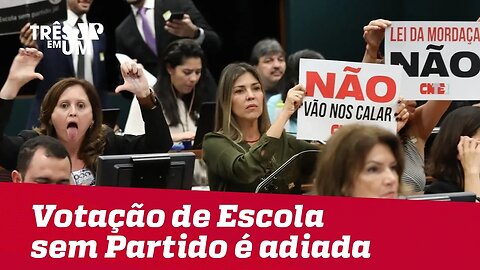 Votação da Escola Sem Partido é adiada para 2019